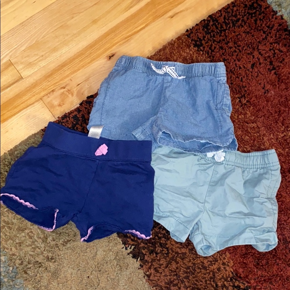 Bundle of carter’s shorts (3)